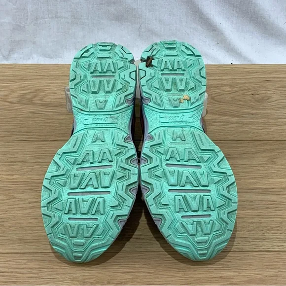 Asics Gel Venture 8 Trail Running Shoes Blue Pink Women’s Size 8 WIDE - Picture 6 of 9